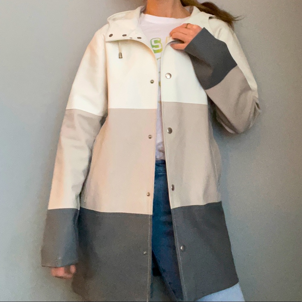 Stutterheim Stockholm Raincoat stripes jacket